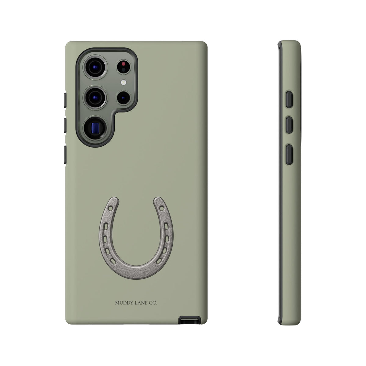 Horseshoe Tough Phone Case in Light Sage Matte
