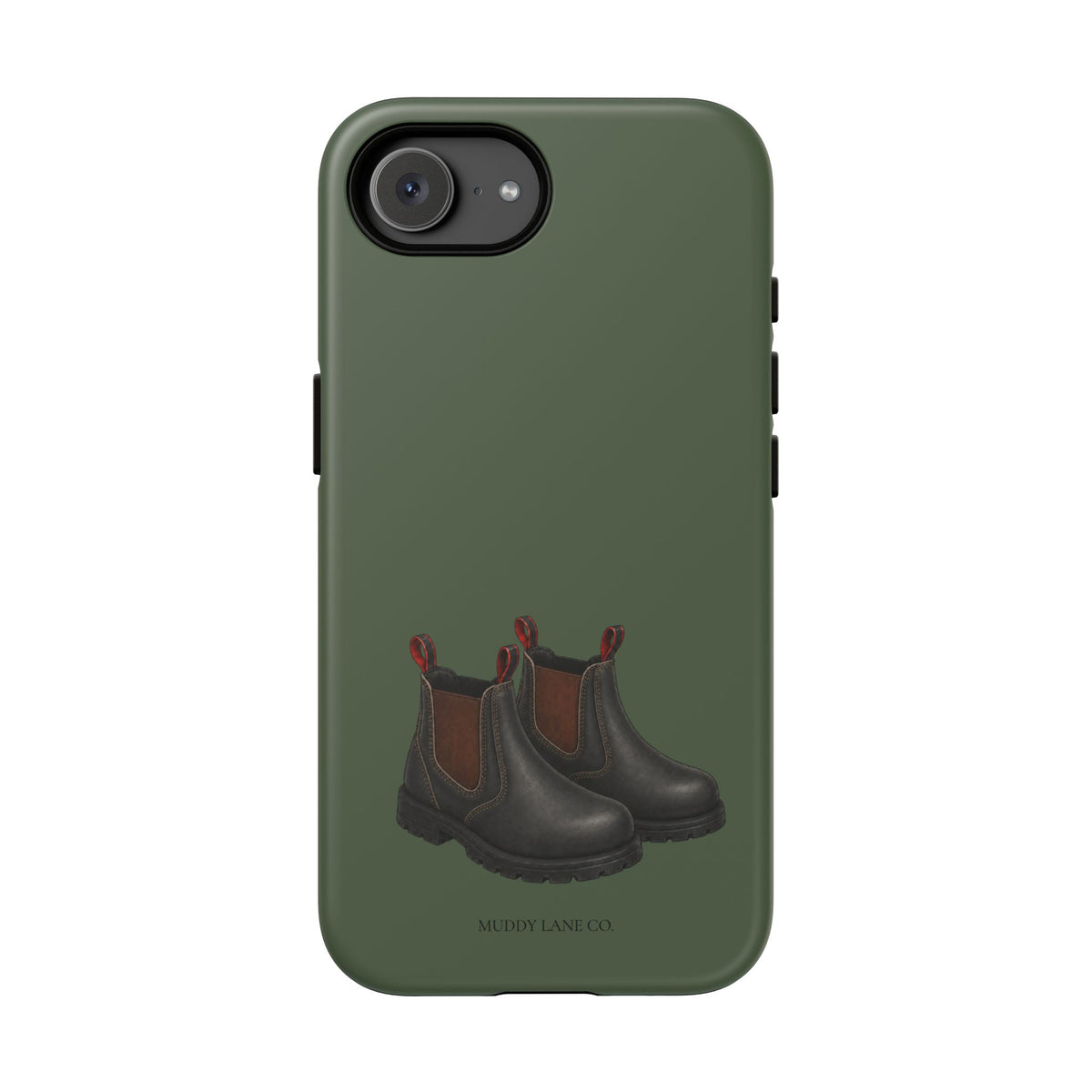 Yard Boots Tough Phone Case in Forest Green Matte