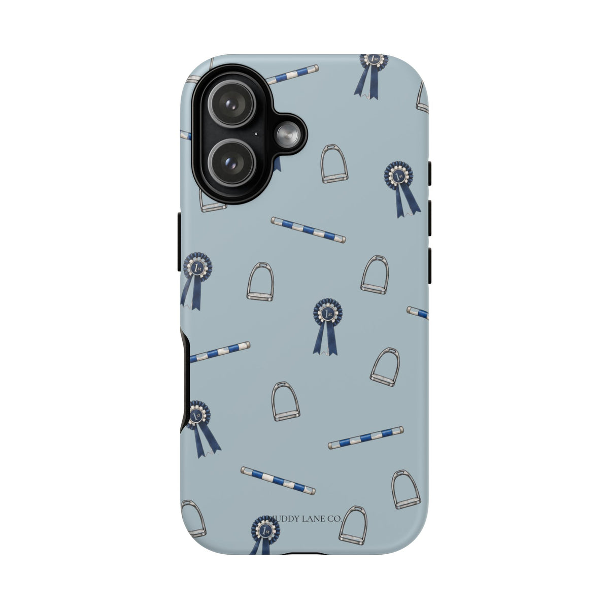Show Day Pattern Tough Phone Case in Dusty Blue Matte