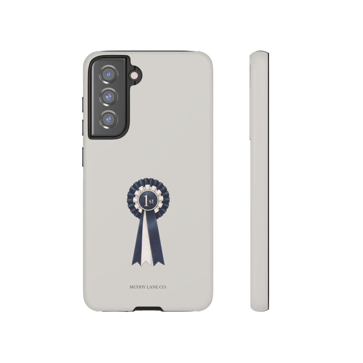 Rosette Tough Phone Case in Soft Grey Matte