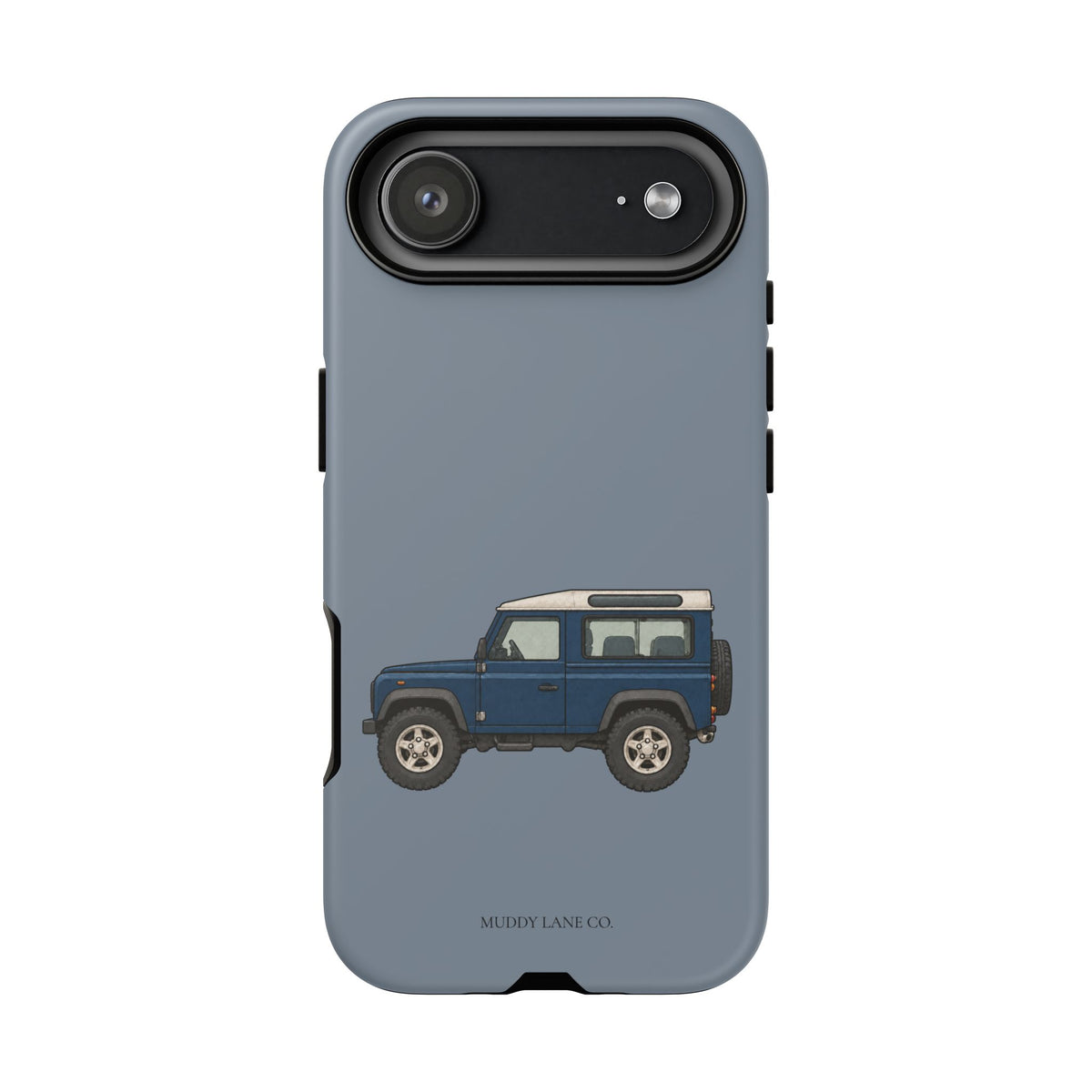 Blue Classic 4x4 Tough Phone Case in Smoke Blue Matte