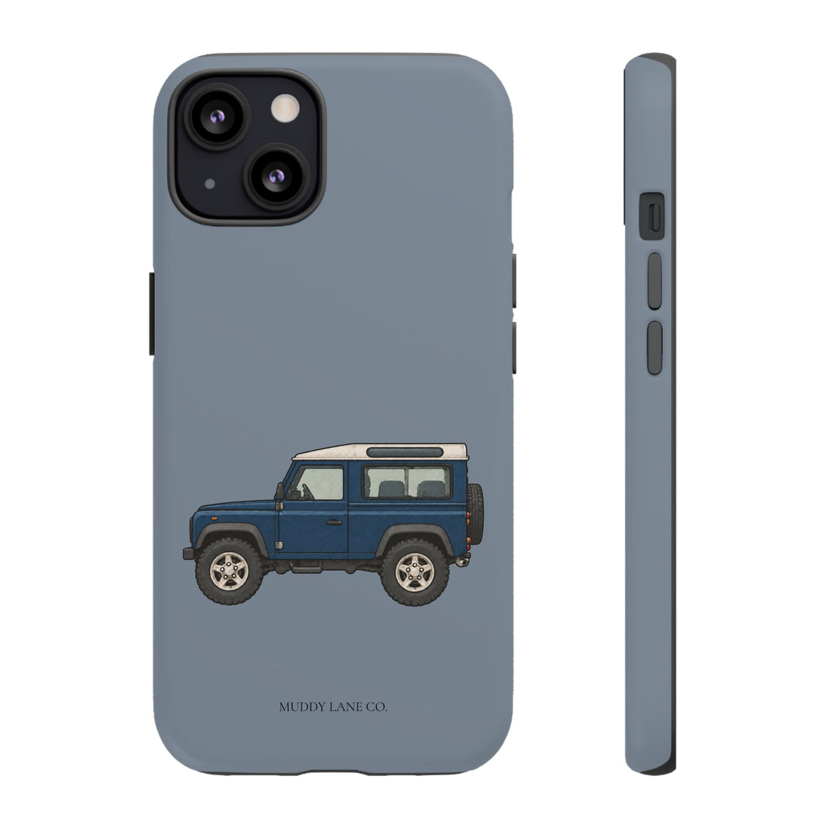 Blue Classic 4x4 Tough Phone Case in Smoke Blue Matte