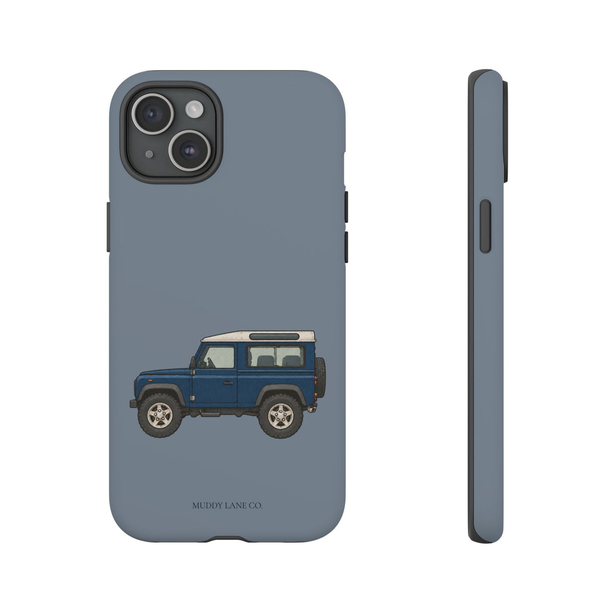 Blue Classic 4x4 Tough Phone Case in Smoke Blue Matte