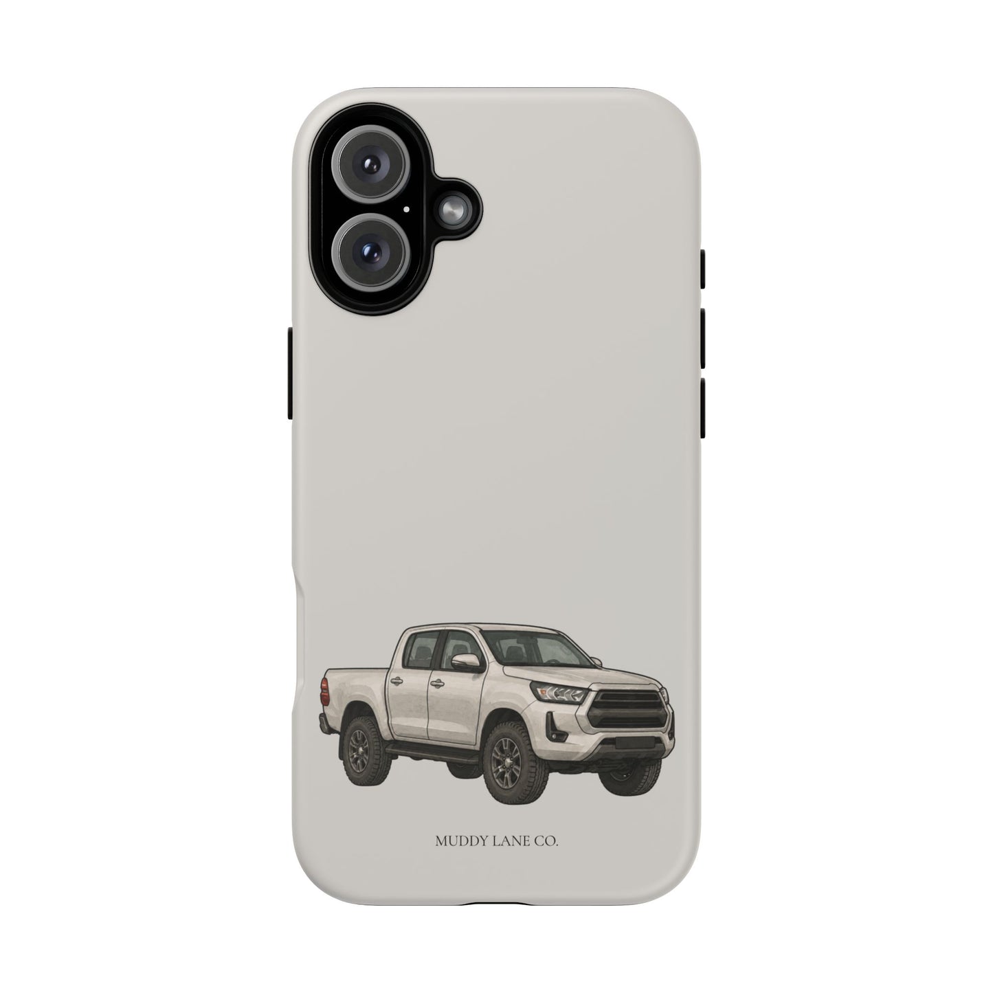 Farm Truck Tough Phone Case in Soft Grey Matte