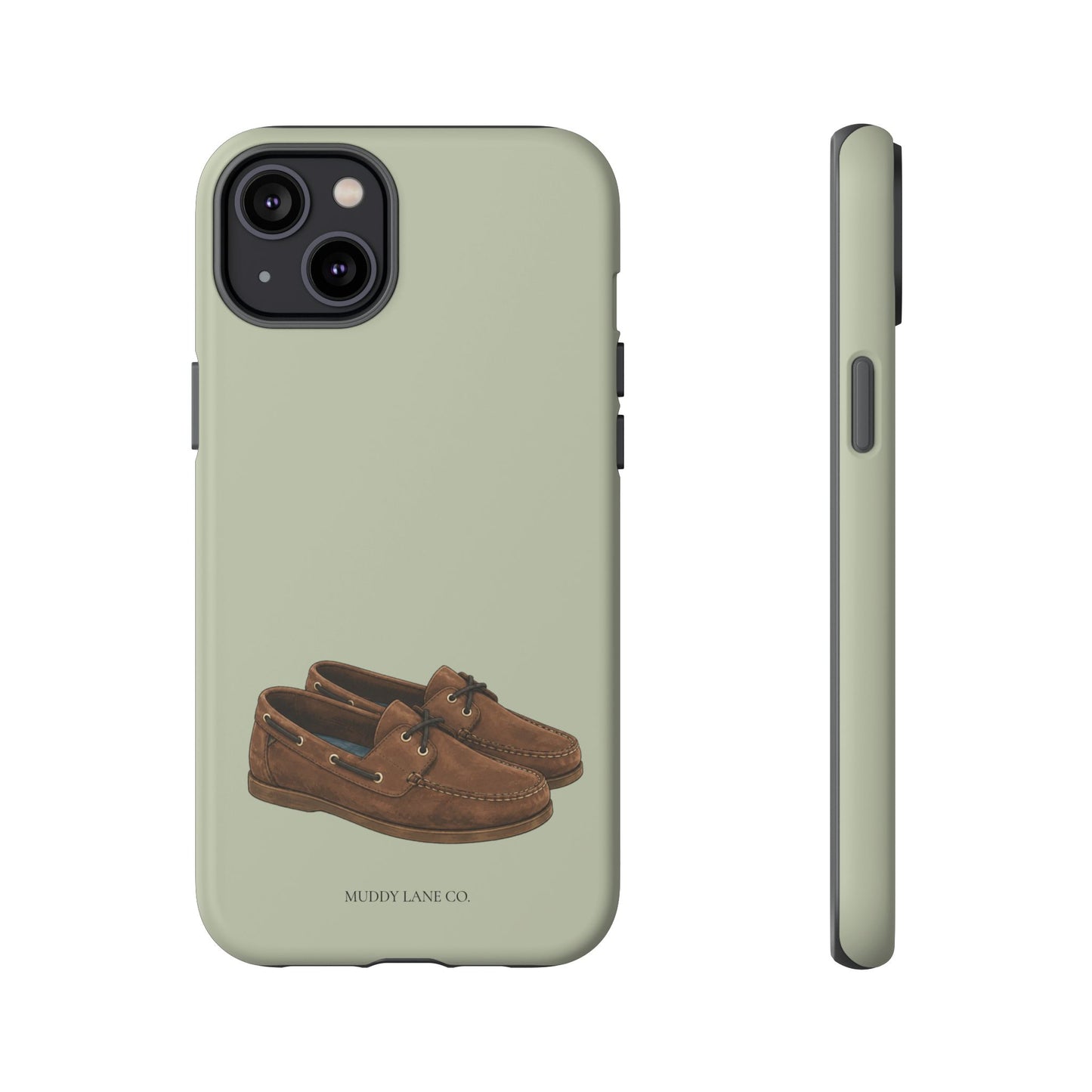 Deck Shoes Tough Phone Case in Light Sage Matte