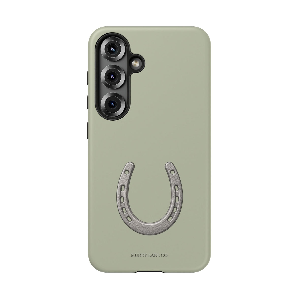 Horseshoe Tough Phone Case in Light Sage Matte