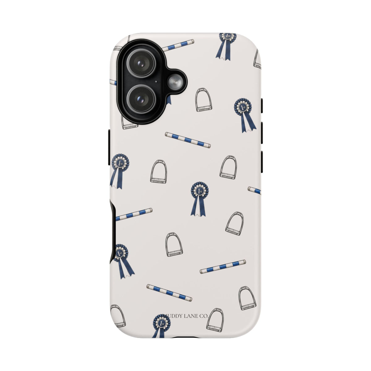 Show Day Pattern Tough Phone Case in Warm Cream Matte