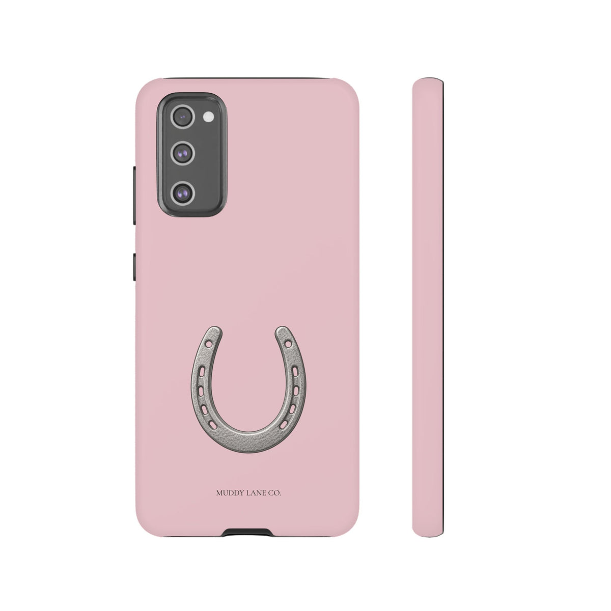 Horseshoe Tough Phone Case in Soft Rosette Pink Matte