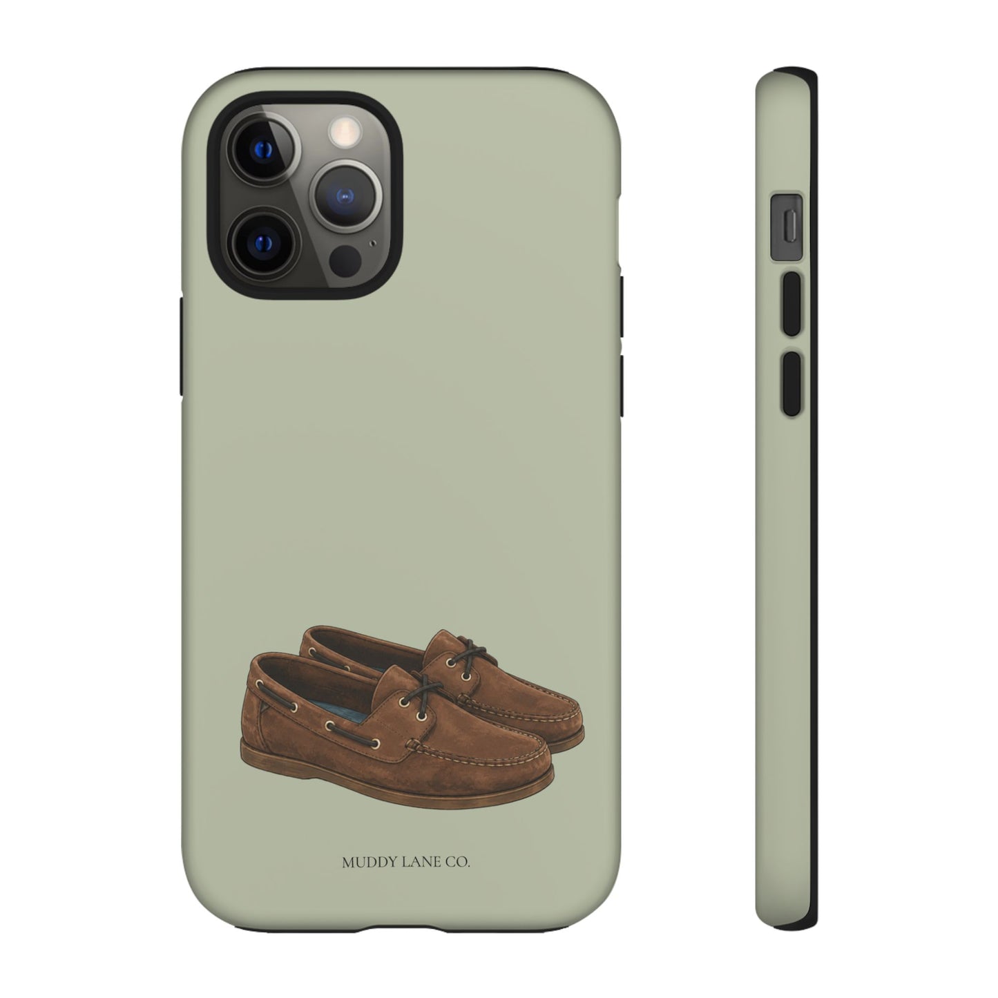 Deck Shoes Tough Phone Case in Light Sage Matte