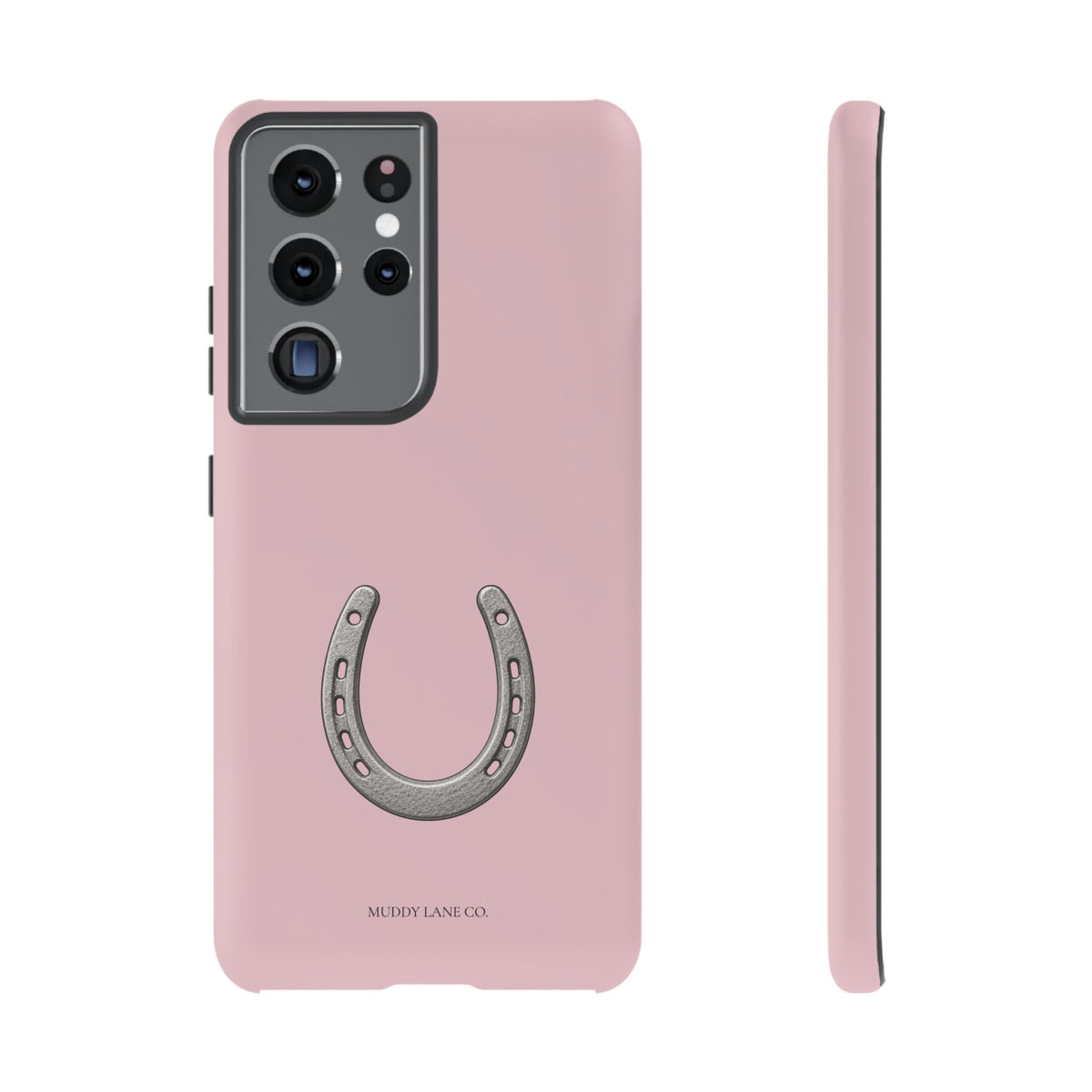 Horseshoe Tough Phone Case in Soft Rosette Pink Matte