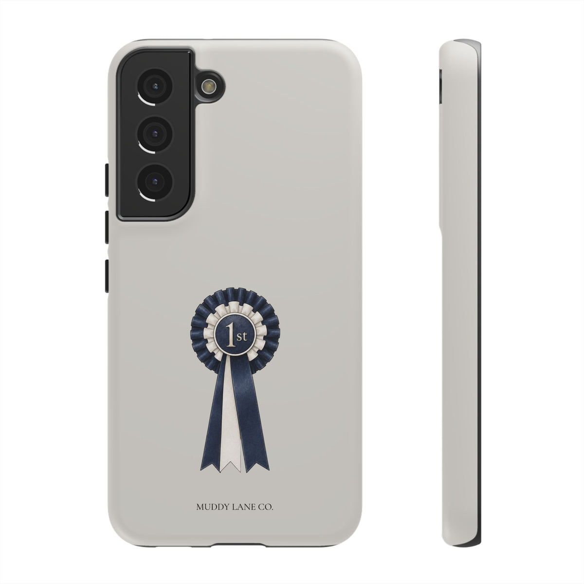 Rosette Tough Phone Case in Soft Grey Matte