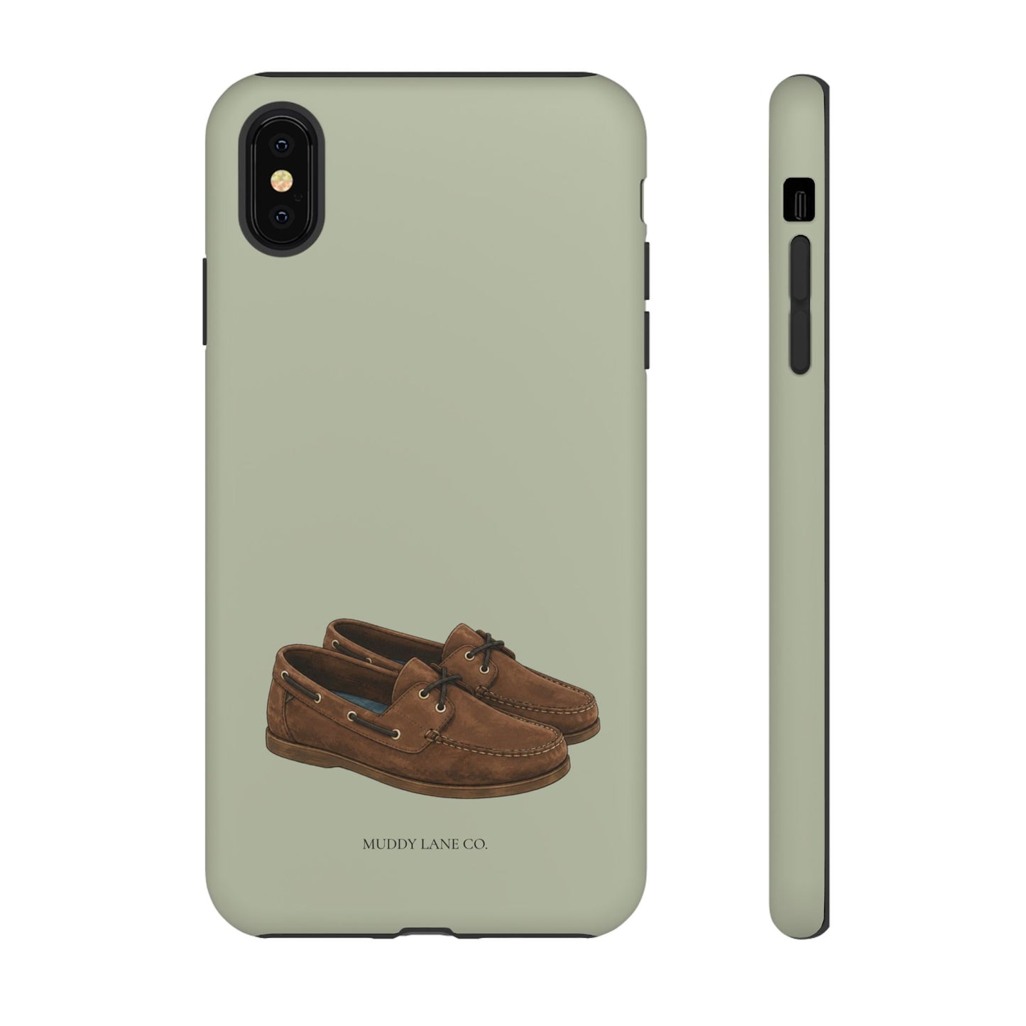 Deck Shoes Tough Phone Case in Light Sage Matte