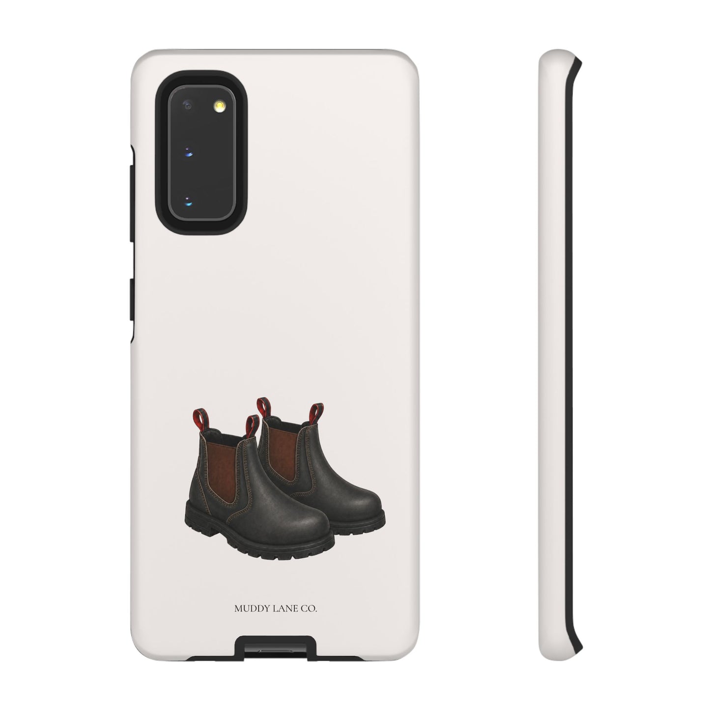 Yard Boots Tough Phone Case in Warm Cream Matte