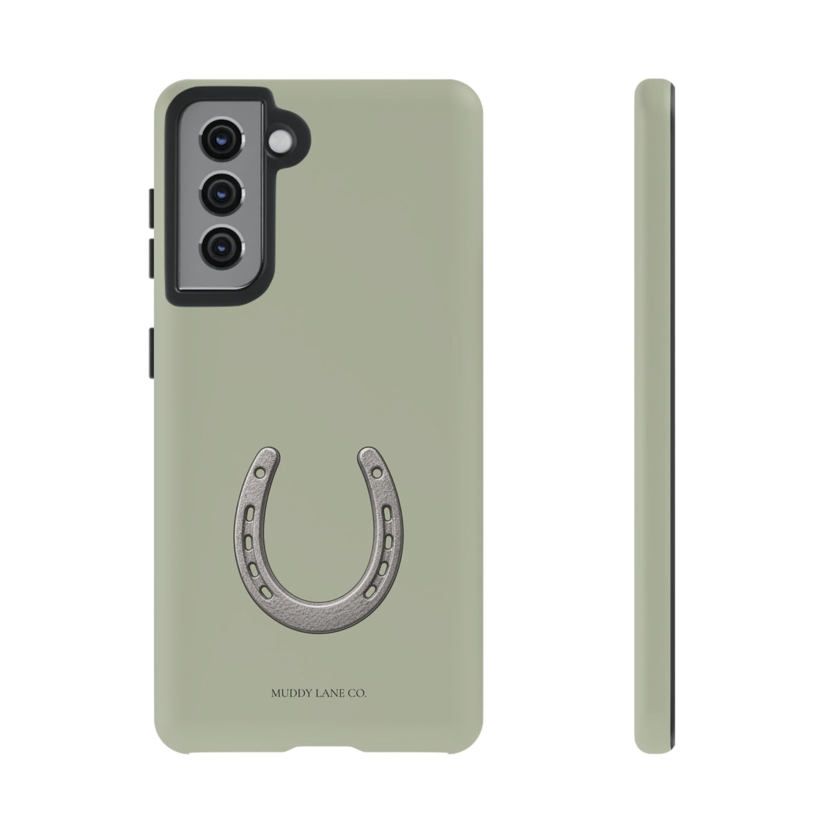 Horseshoe Tough Phone Case in Light Sage Matte