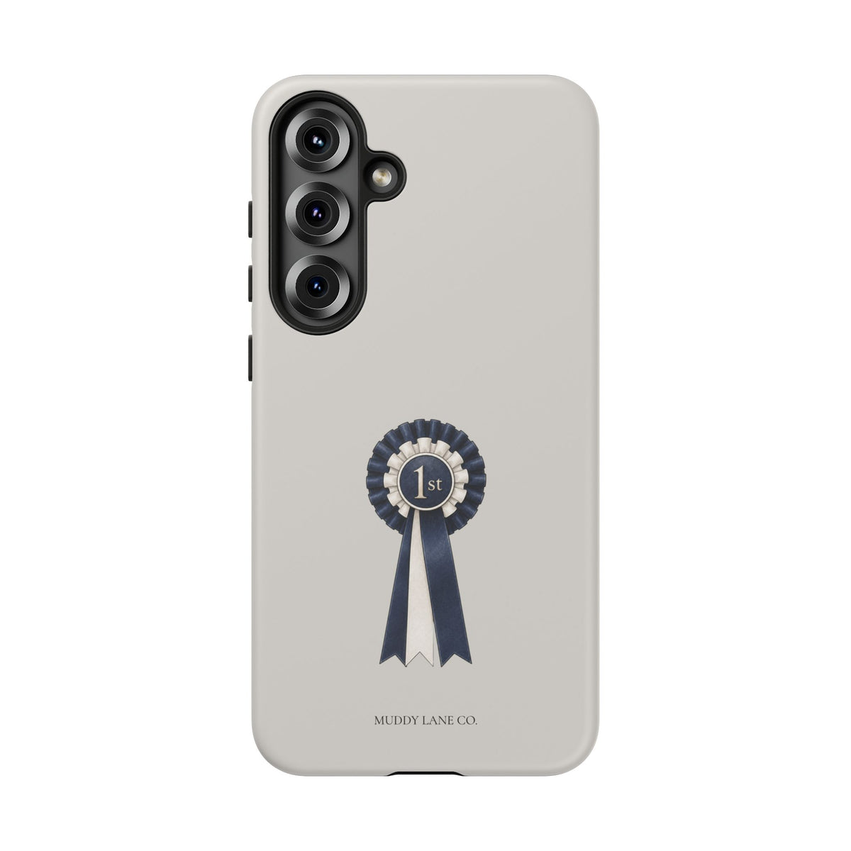 Rosette Tough Phone Case in Soft Grey Matte