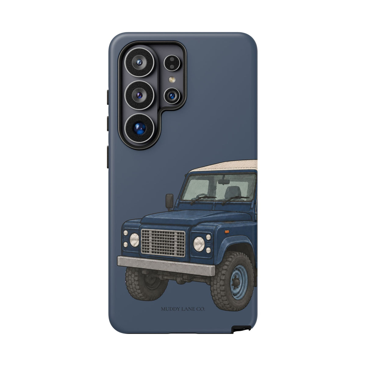 Blue Classic 4x4 Close-Up Tough Phone Case in Deep Navy Matte