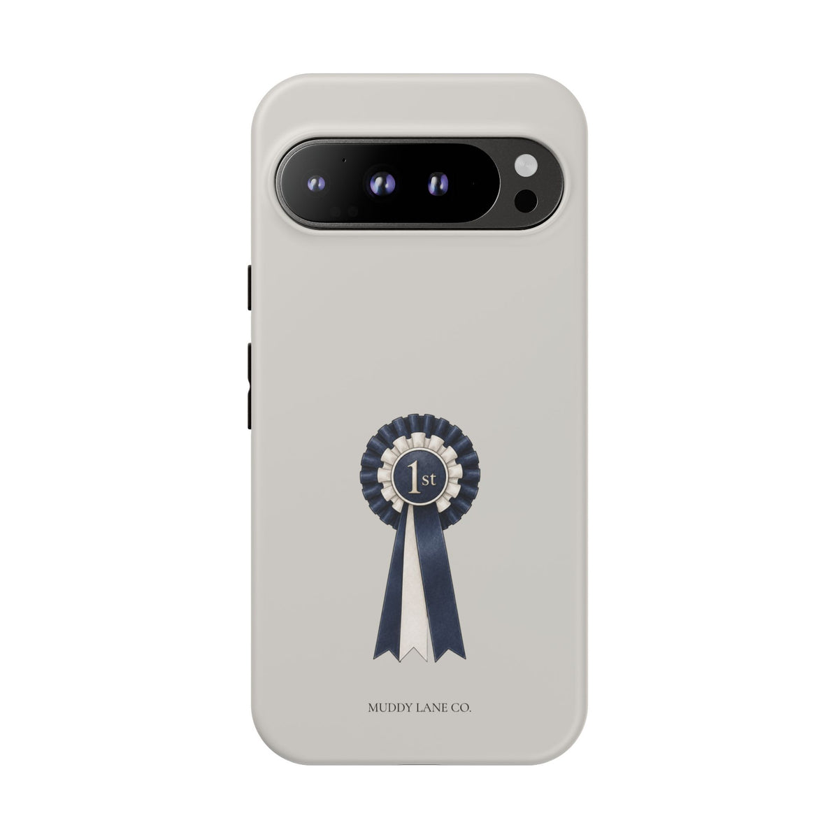 Rosette Tough Phone Case in Soft Grey Matte
