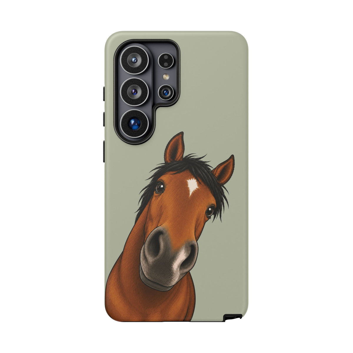 Boop Horse Tough Phone Case in Light Sage Matte