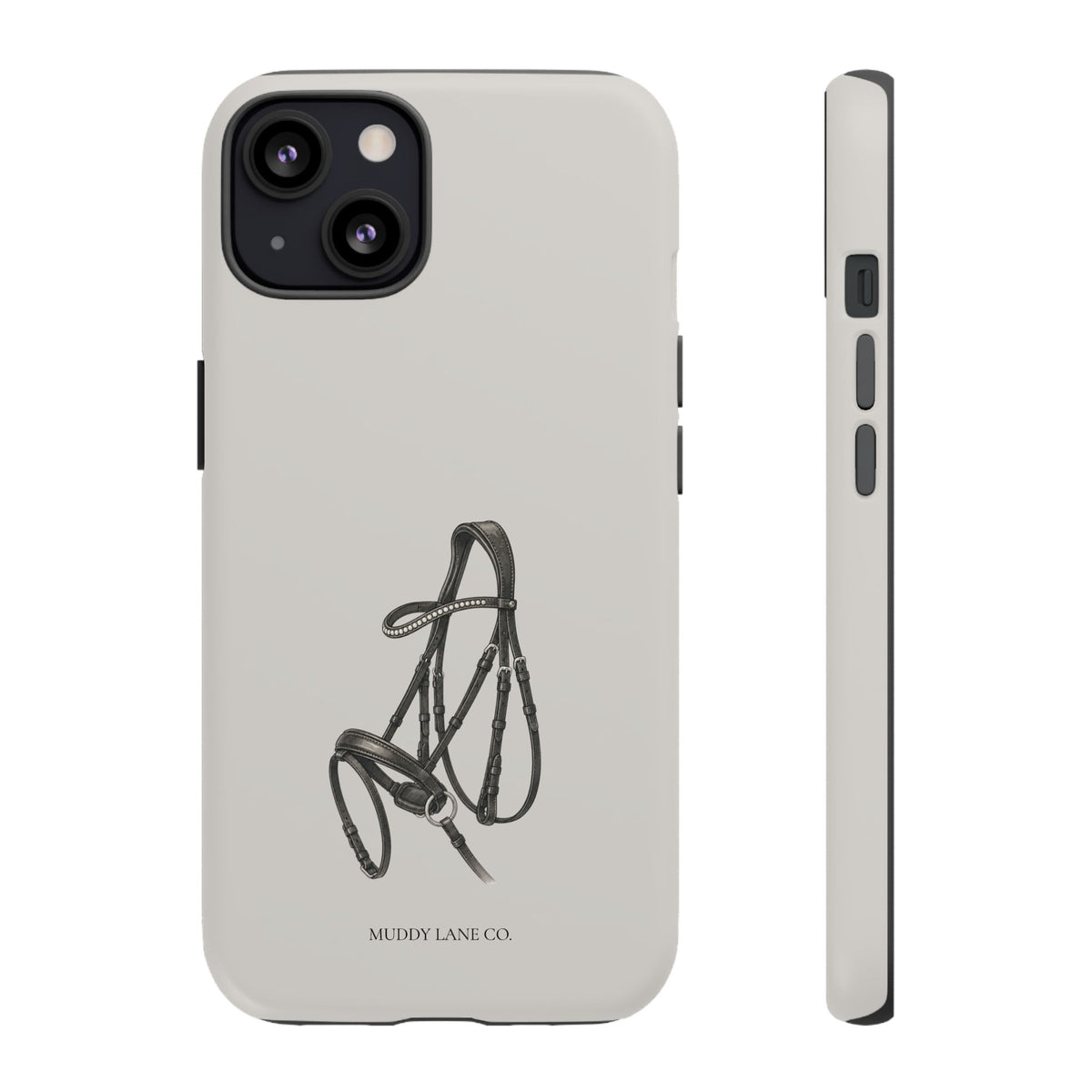 Bridle Tough Phone Case in Soft Grey Matte