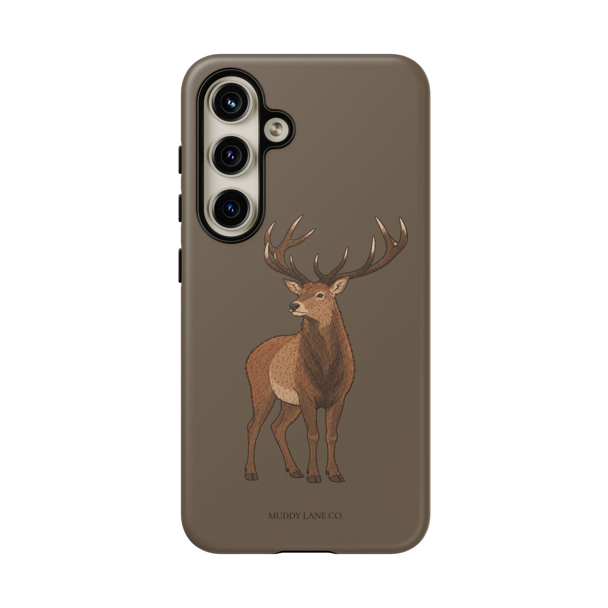 Stag Tough Phone Case in Taupe Brown Matte