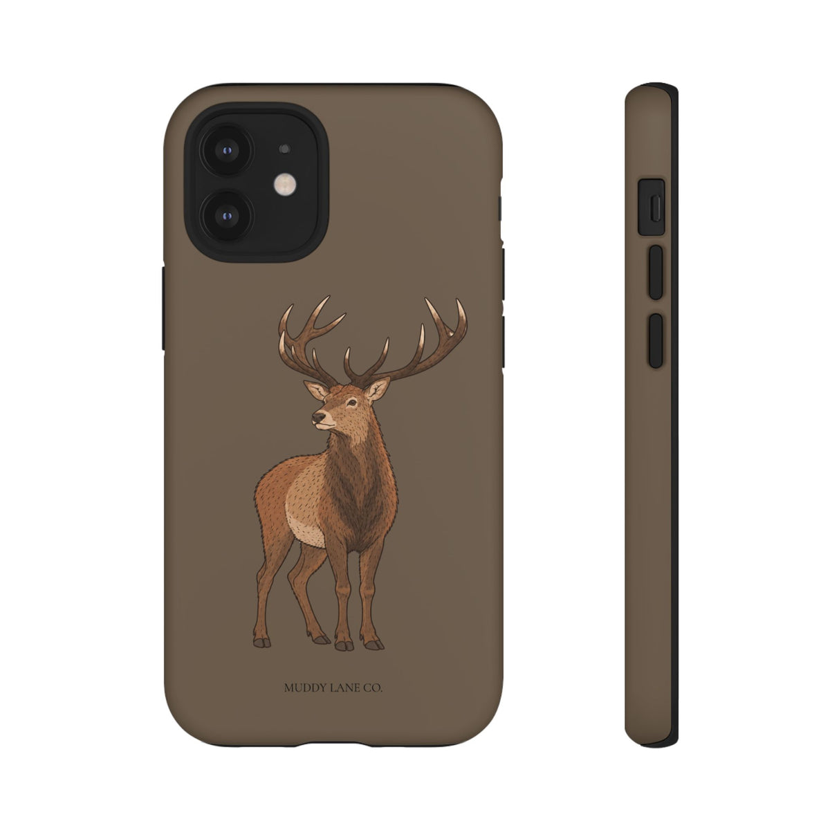 Stag Tough Phone Case in Taupe Brown Matte