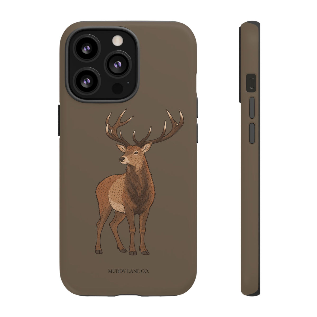 Stag Tough Phone Case in Taupe Brown Matte