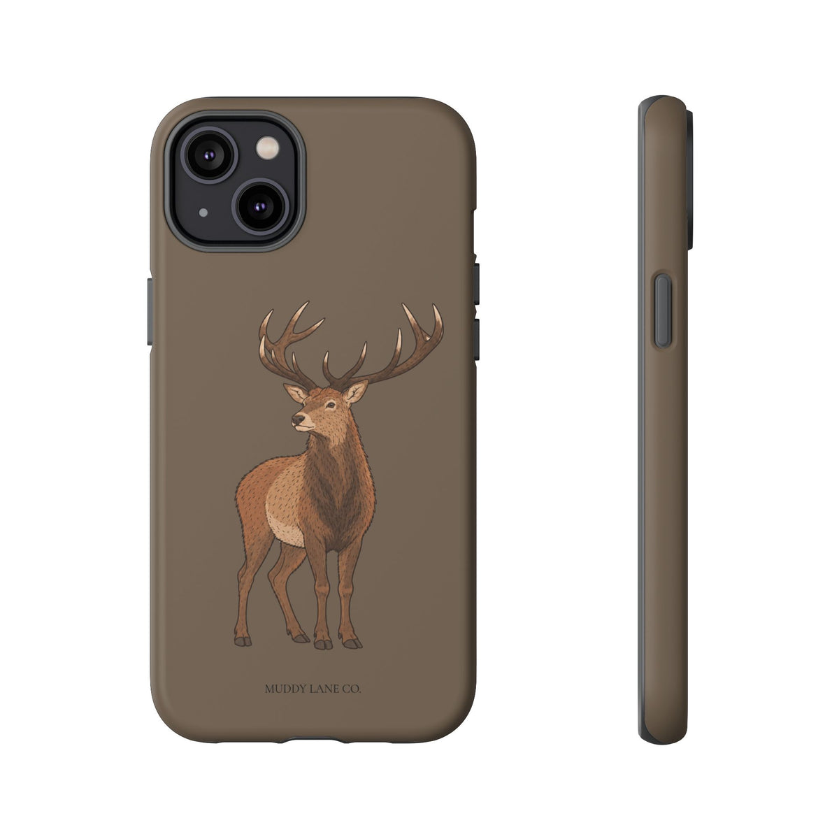 Stag Tough Phone Case in Taupe Brown Matte