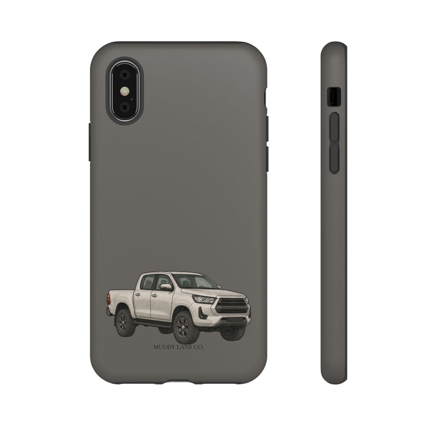 Farm Truck Tough Phone Case in Dark Grey Matte