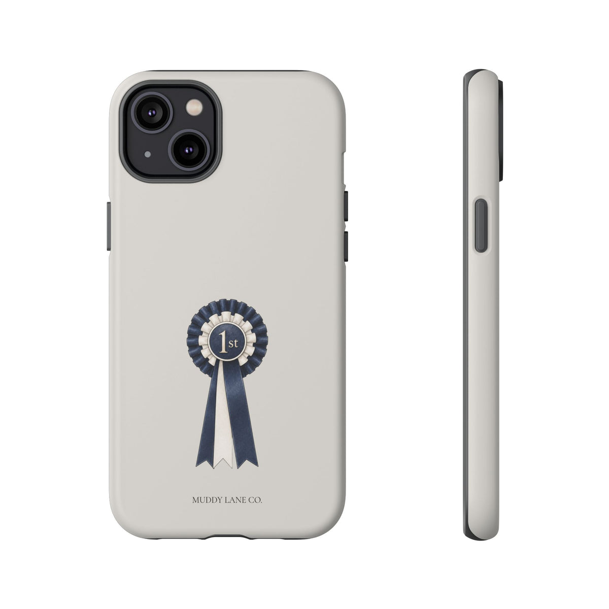 Rosette Tough Phone Case in Soft Grey Matte