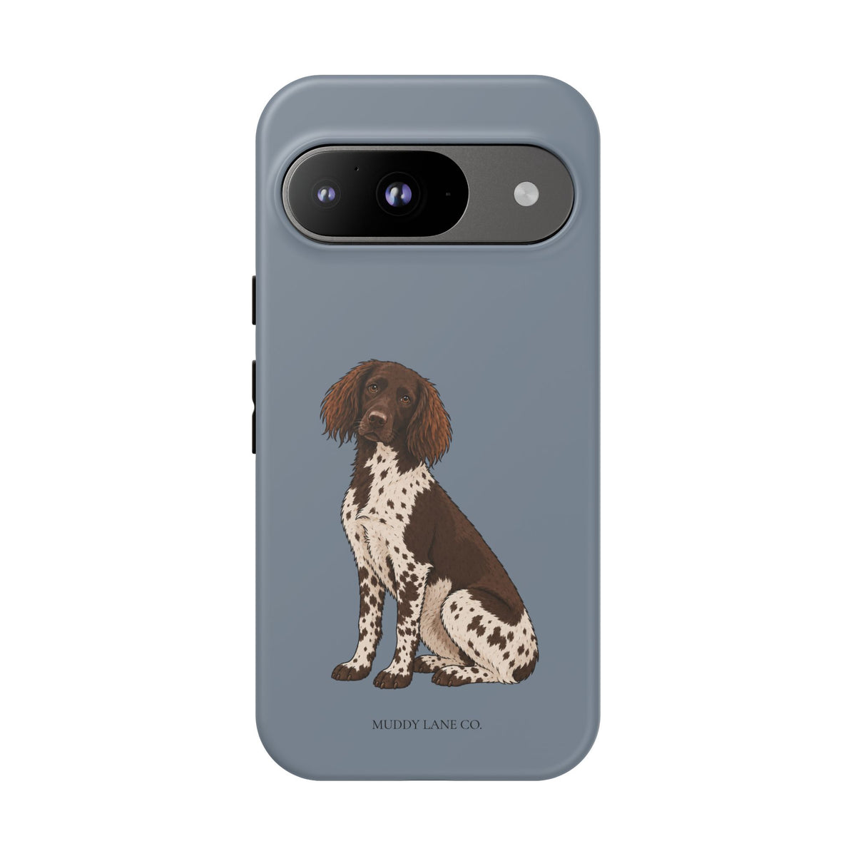 Spaniel Tough Phone Case in Smoke Blue Matte