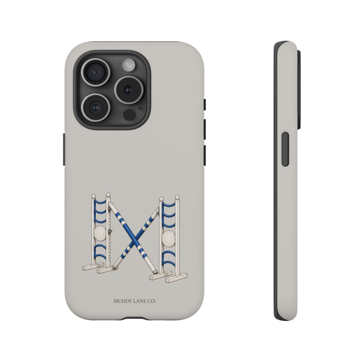 Show Jump Tough Phone Case in Soft Grey Matte