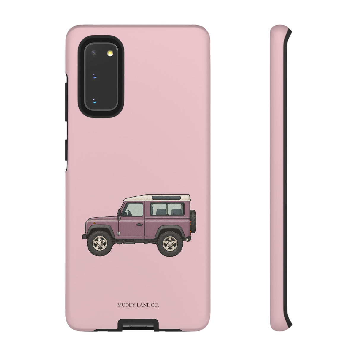 Pink Classic 4x4 Tough Phone Case in Soft Rosette Pink Matte