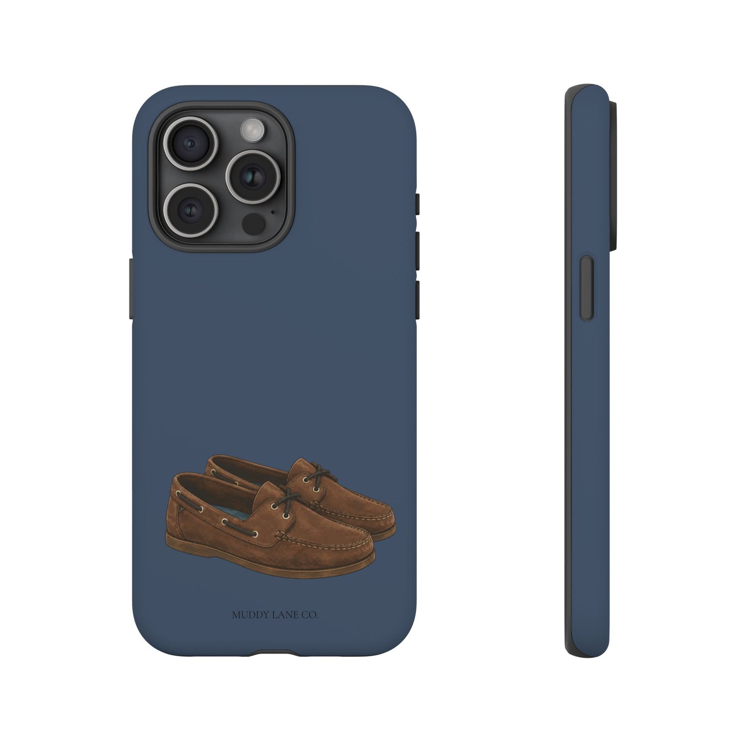 Deck Shoes Tough Phone Case in Deep Navy Matte