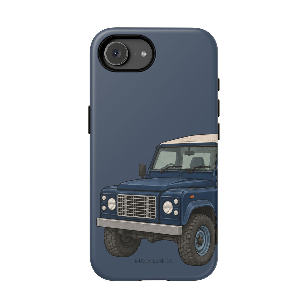 Blue Classic 4x4 Close-Up Tough Phone Case in Deep Navy Matte