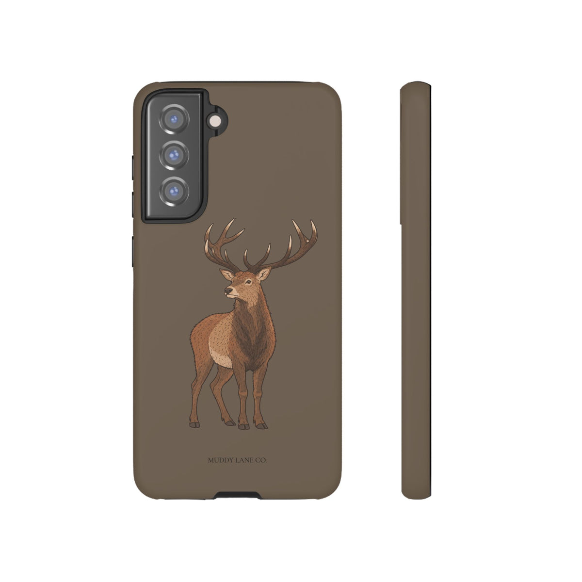 Stag Tough Phone Case in Taupe Brown Matte