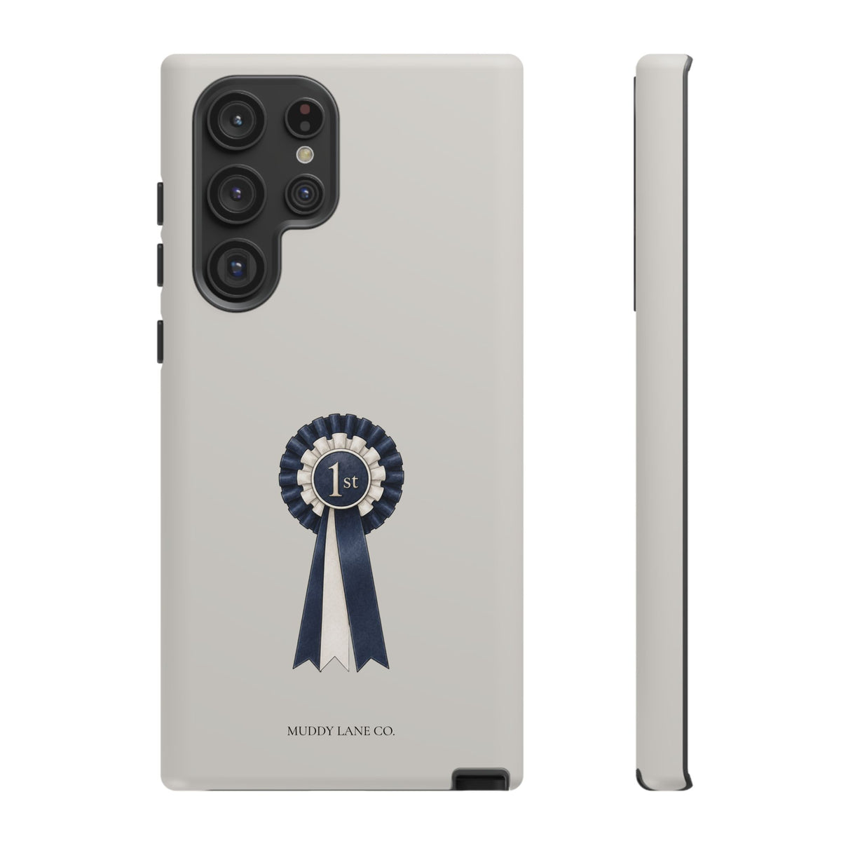 Rosette Tough Phone Case in Soft Grey Matte