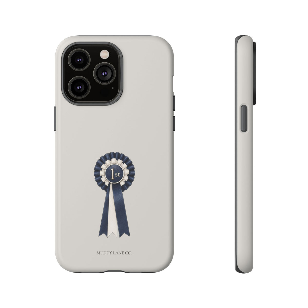 Rosette Tough Phone Case in Soft Grey Matte