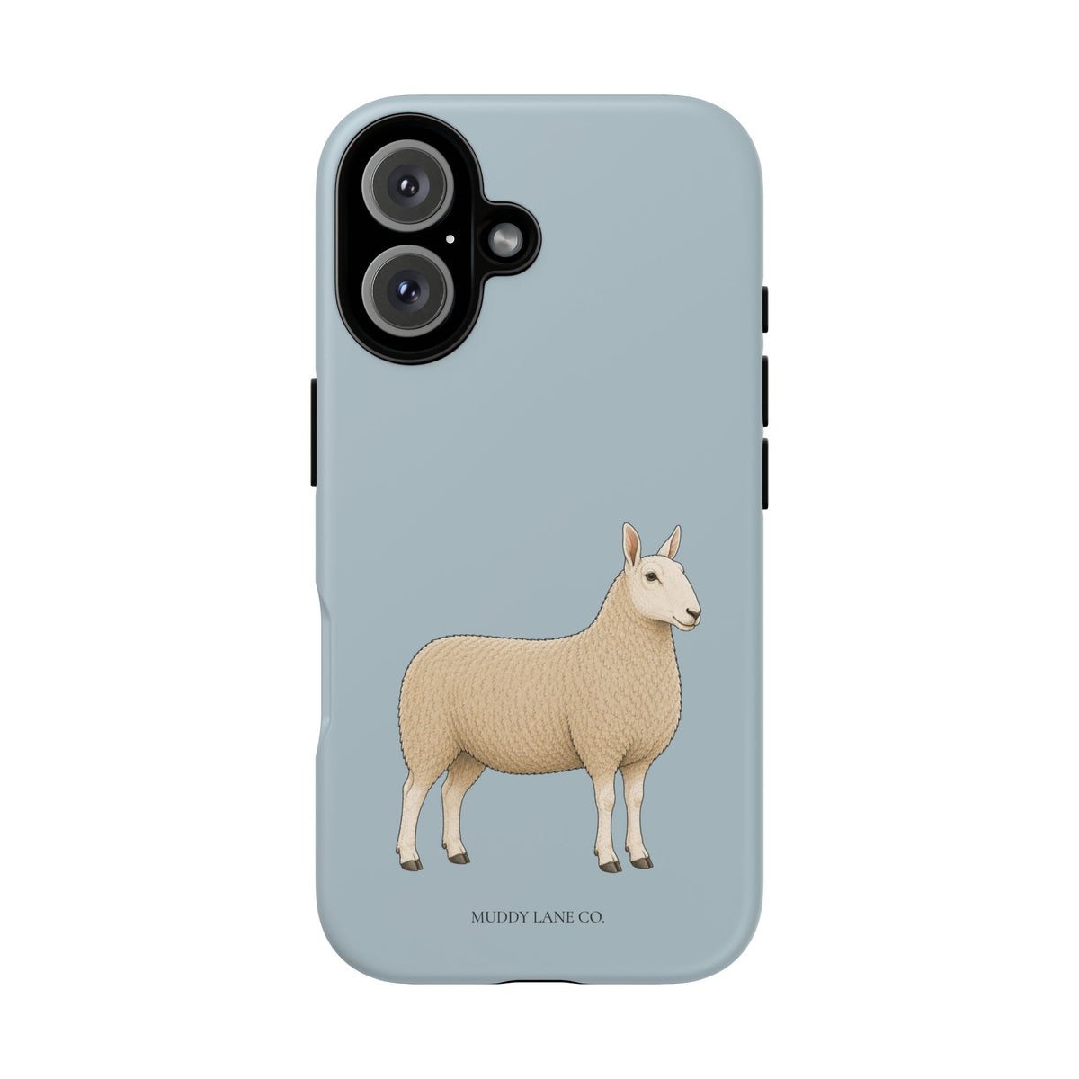Border Leicester Tough Phone Case in Dusty Blue Matte