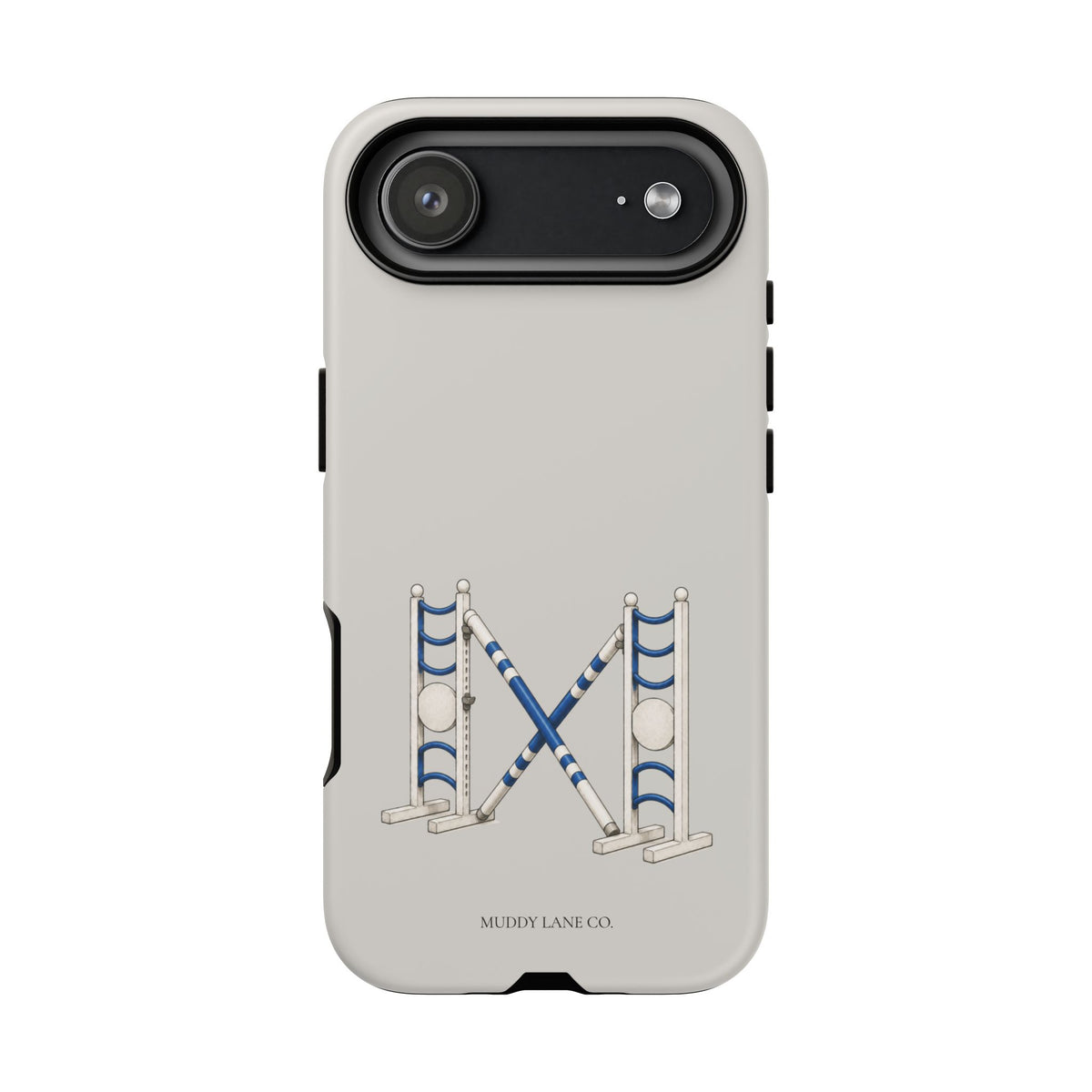 Show Jump Tough Phone Case in Soft Grey Matte