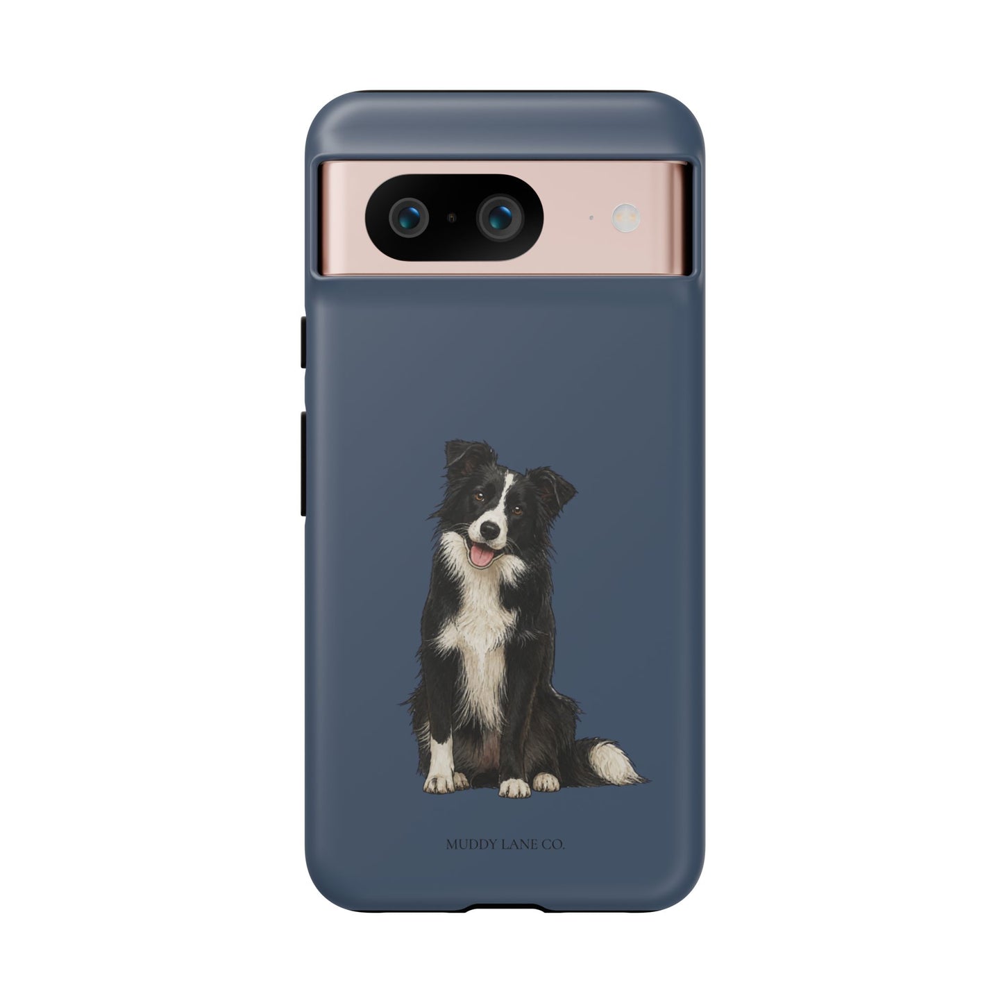 Border Collie Tough Phone Case in Deep Navy Matte
