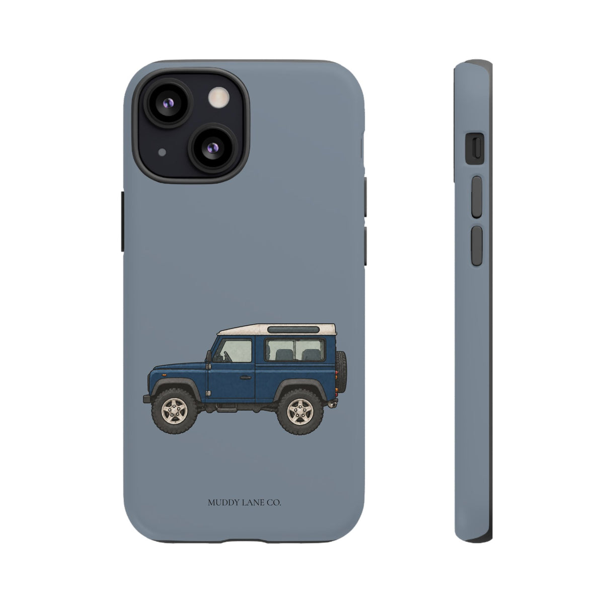 Blue Classic 4x4 Tough Phone Case in Smoke Blue Matte