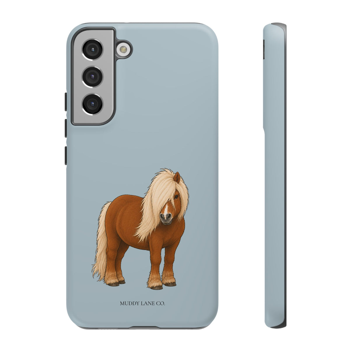 Shetty Tough Phone Case in Dusty Blue Matte