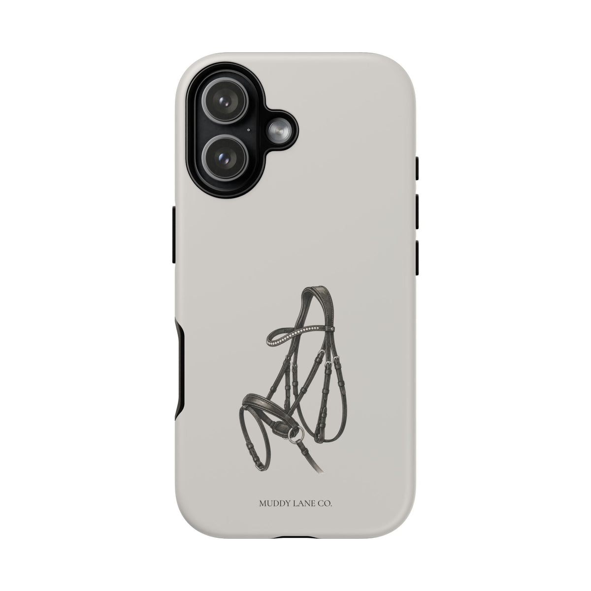 Bridle Tough Phone Case in Soft Grey Matte