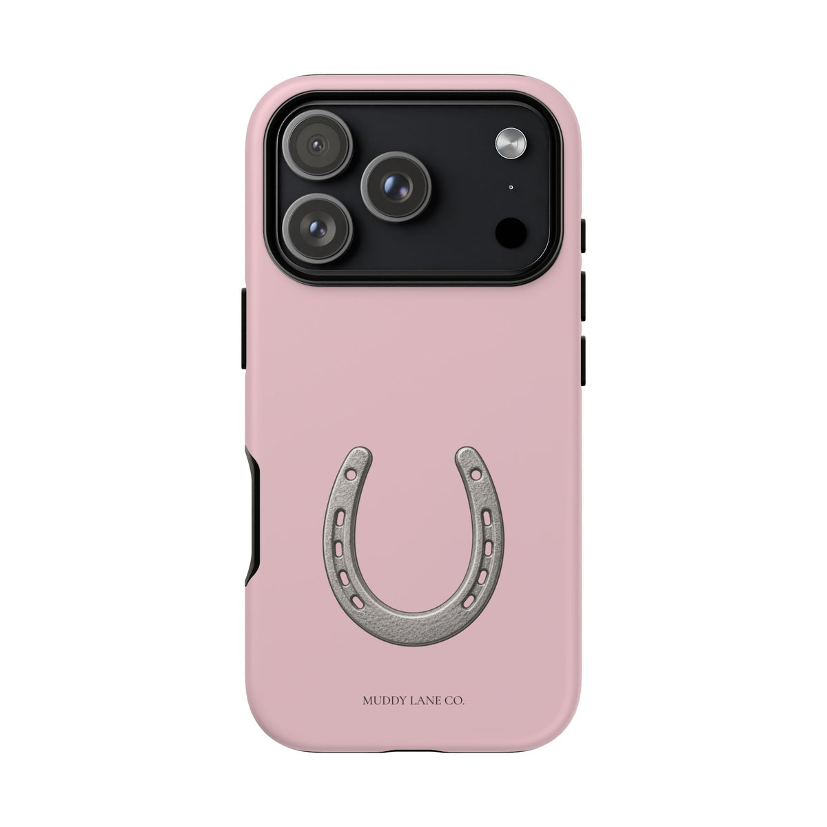 Horseshoe Tough Phone Case in Soft Rosette Pink Matte