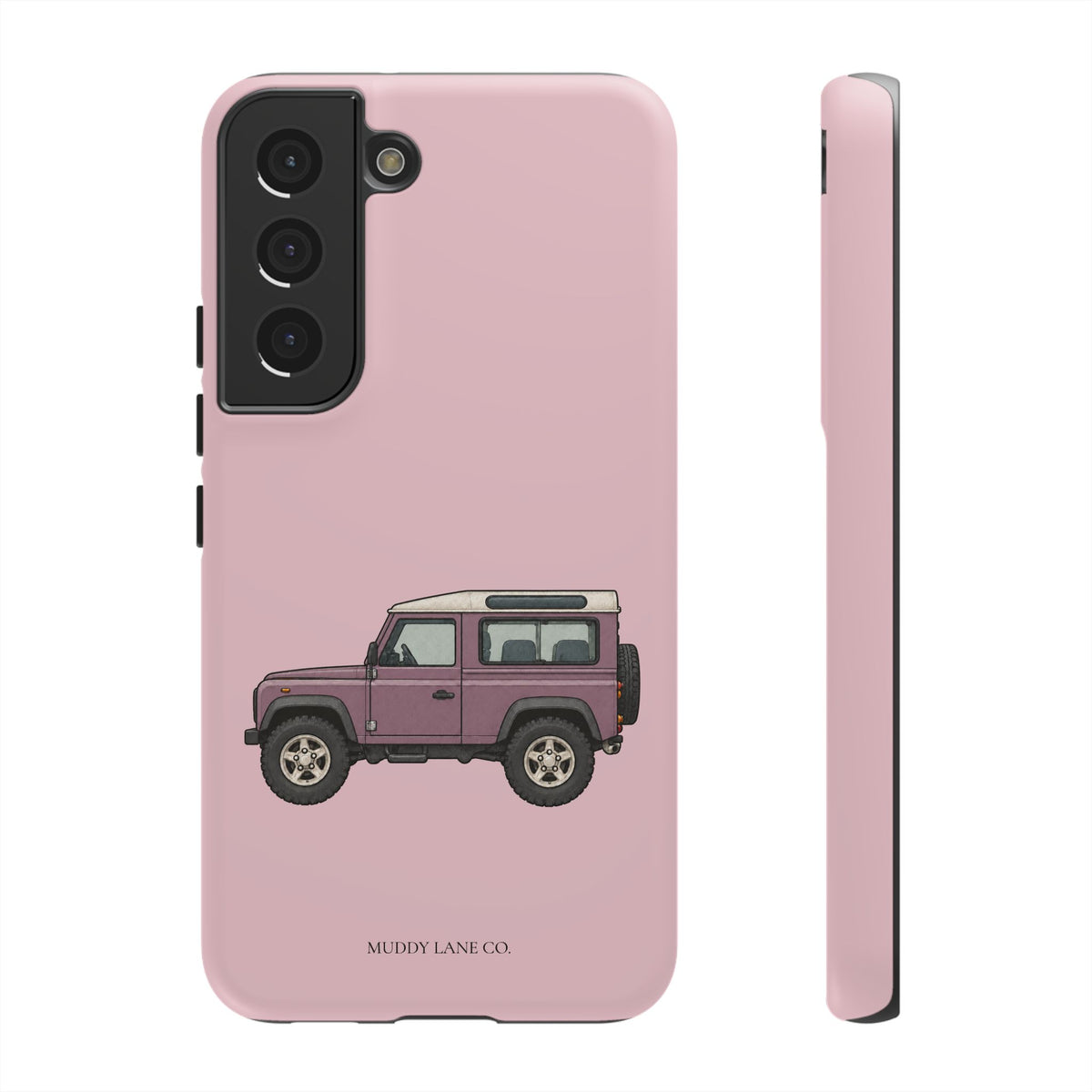 Pink Classic 4x4 Tough Phone Case in Soft Rosette Pink Matte