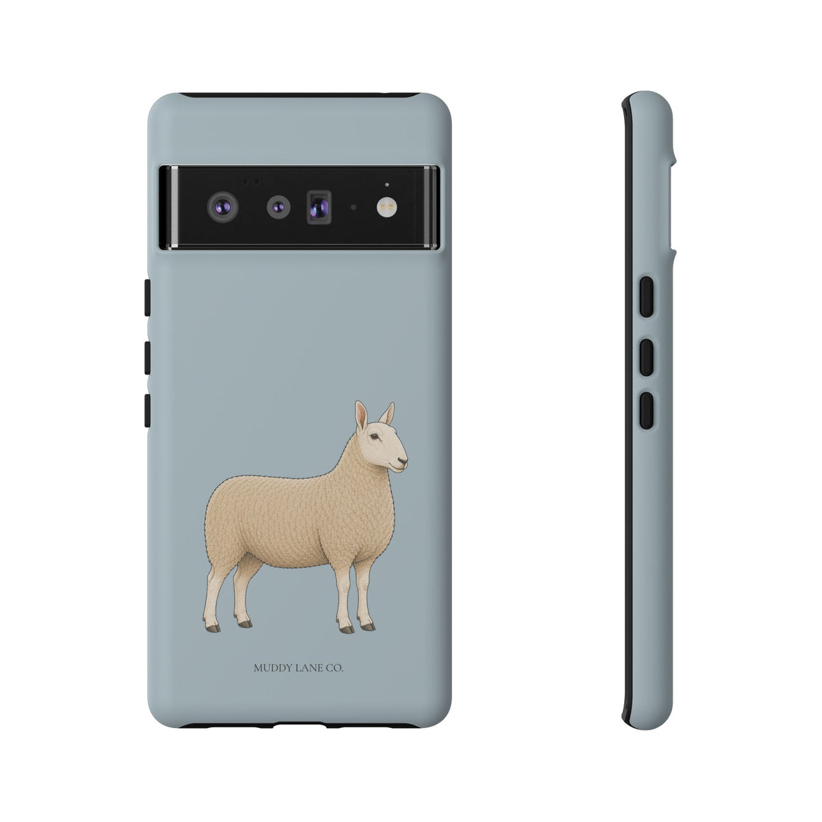 Border Leicester Tough Phone Case in Dusty Blue Matte