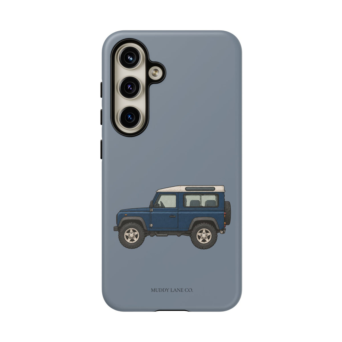 Blue Classic 4x4 Tough Phone Case in Smoke Blue Matte
