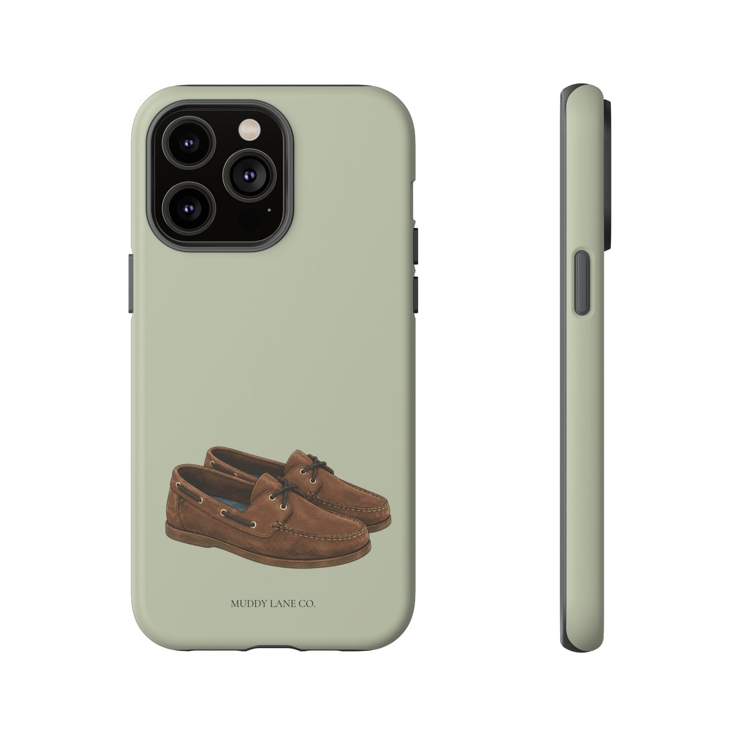 Deck Shoes Tough Phone Case in Light Sage Matte
