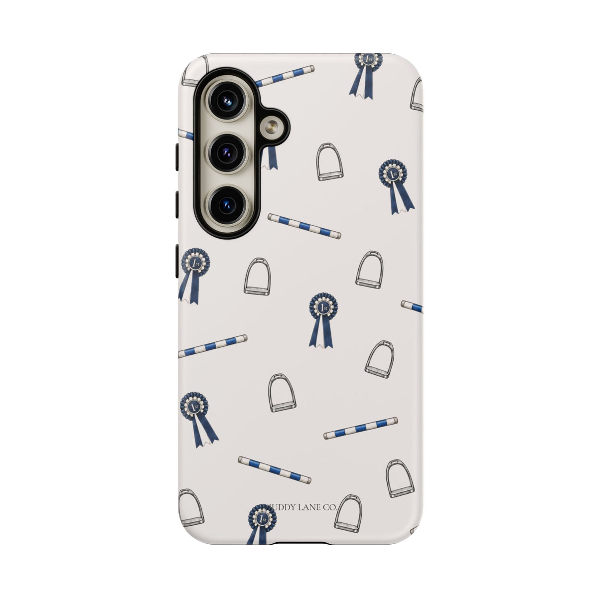 Show Day Pattern Tough Phone Case in Warm Cream Matte