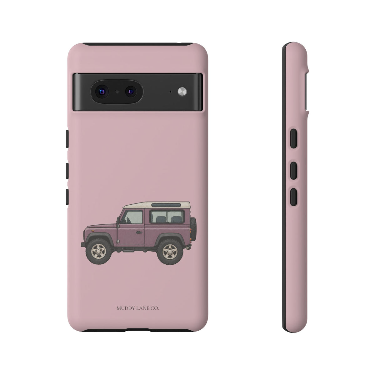 Pink Classic 4x4 Tough Phone Case in Soft Rosette Pink Matte